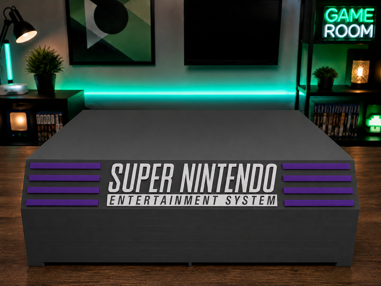 SNES Cartridge Holder for 18 Games Cartridges | Personalized Colors