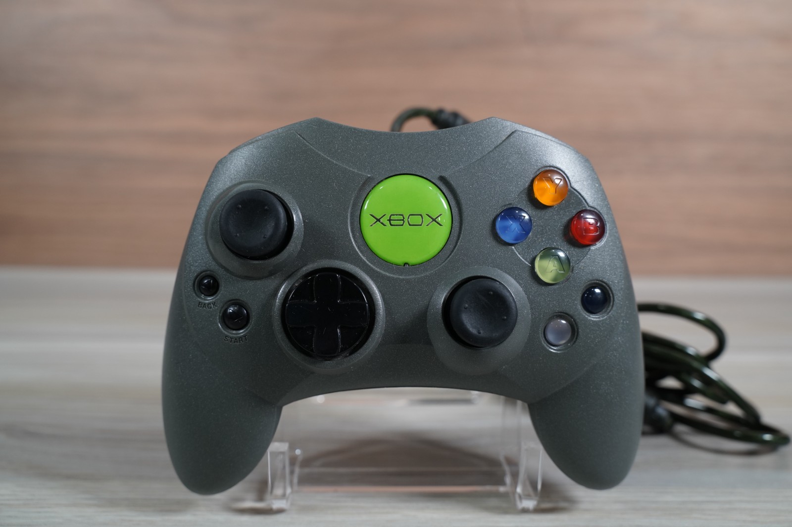 Original XBOX Controller S-Type Microsoft Japan Gray Grey Japanese Exclusive