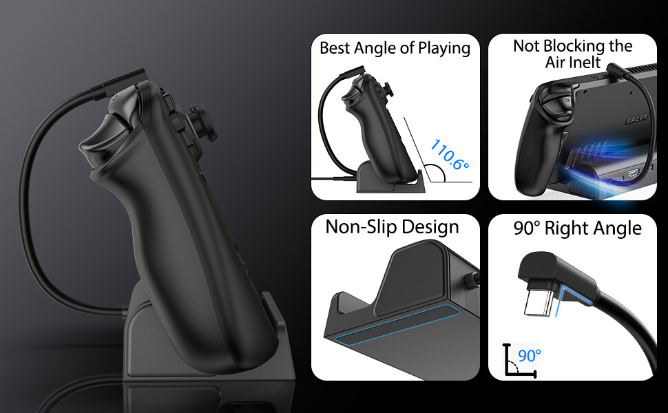 6-in-1 Steam Deck Docking Station For Valve Steam Deck Charging Game For HDMI TV