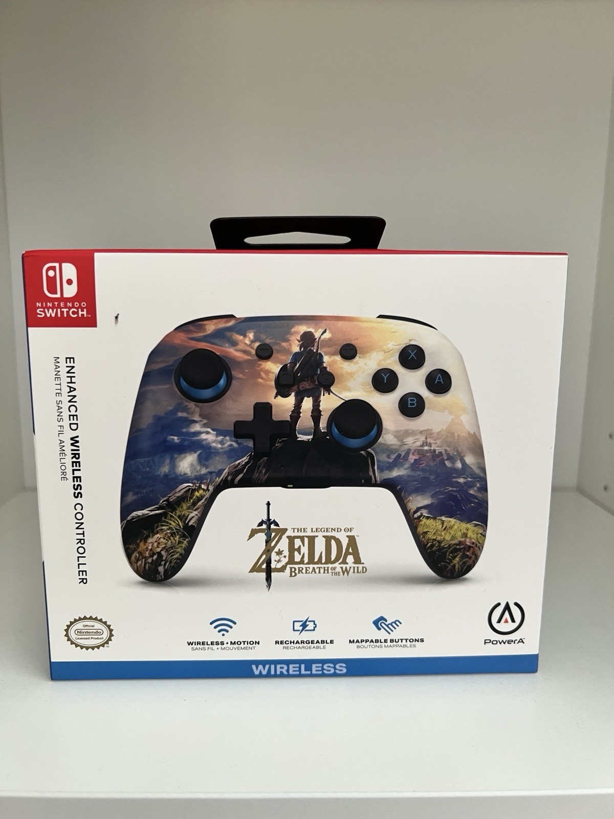 Legend of Zelda Breath of the Wild Wireless Switch Controller Nintendo (New)