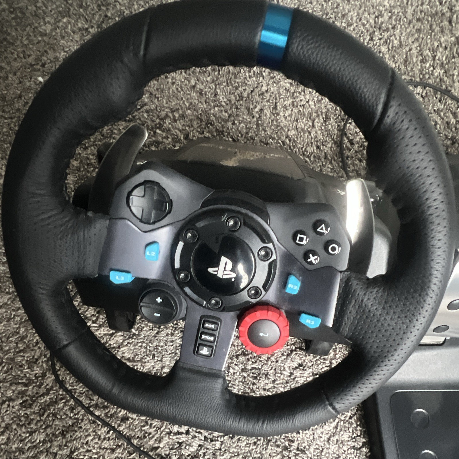 Logitech G G29 Driving Force Racing Wheel & Pedals Set for Sony PS4 Wired