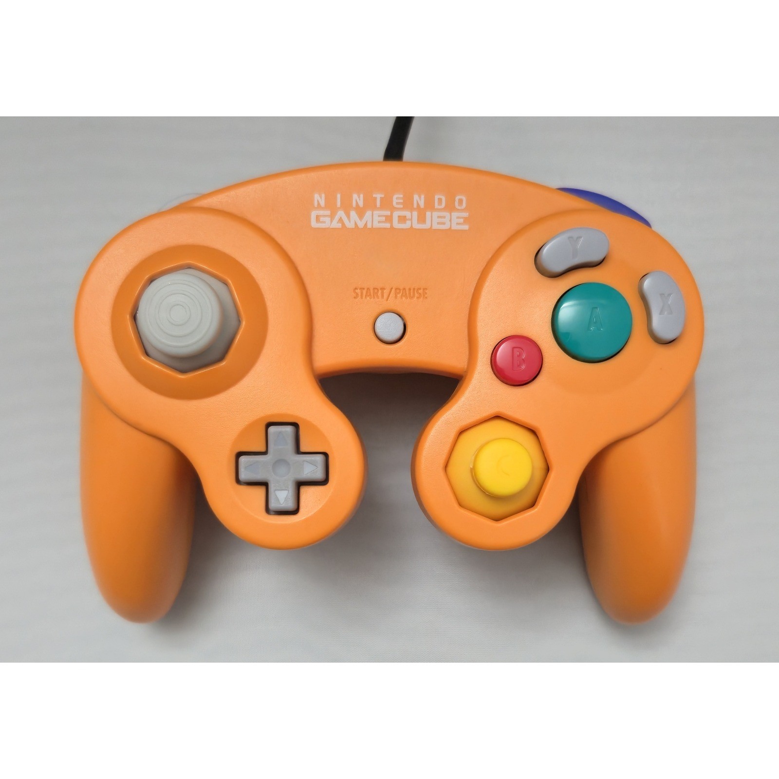 GameCube Controller – Spice Orange – DOL-003 – Cleaned & Tested – NEW Sticks