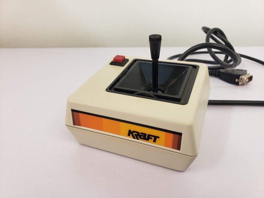 Vtg Kraft Premium Joystick Controller Retro Classic Gaming Port PC IBM 15 Pin