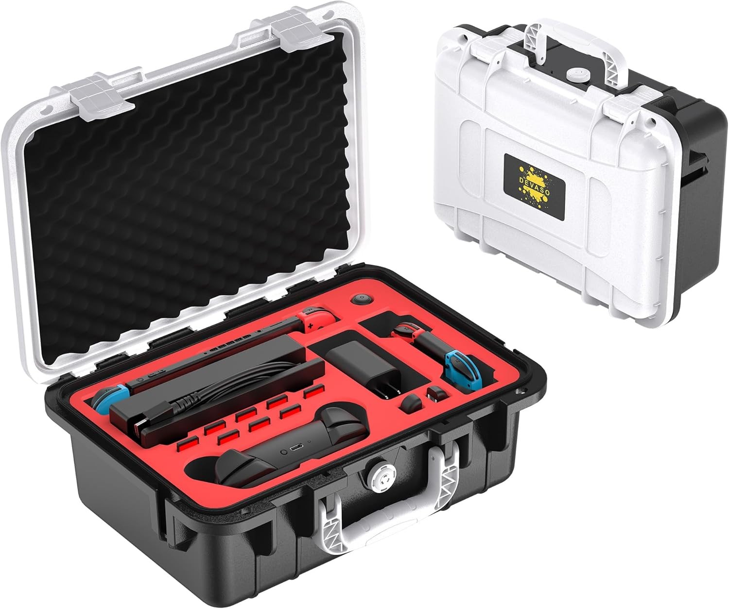 Hard Shell Carrying Case for Nintendo Switch OLED IP67 Waterproof Travel Storage