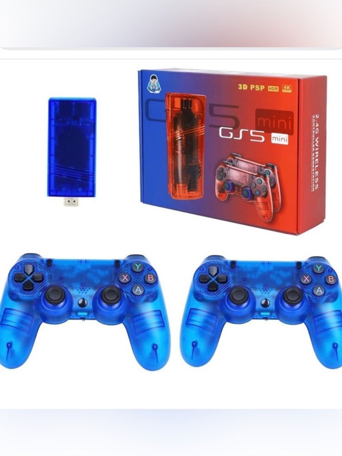 GS5 Portable Game Console Wireless Controller Gamestation Supports 53 Emulators
