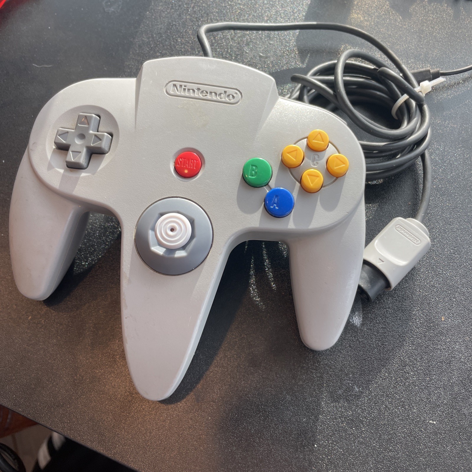 Nintendo 64 N64 Controller OEM Grey Hall Effect Analog Stick No drift NUS-005