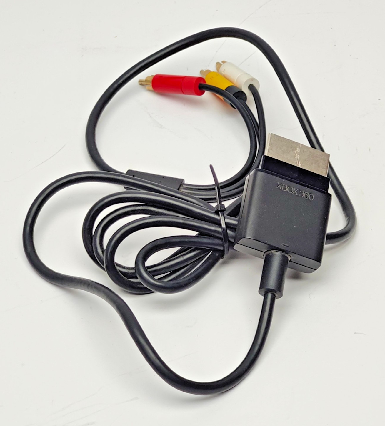 Microsoft Xbox 360 Composite AV Cable RCA Red Yellow White Gold Plated Console