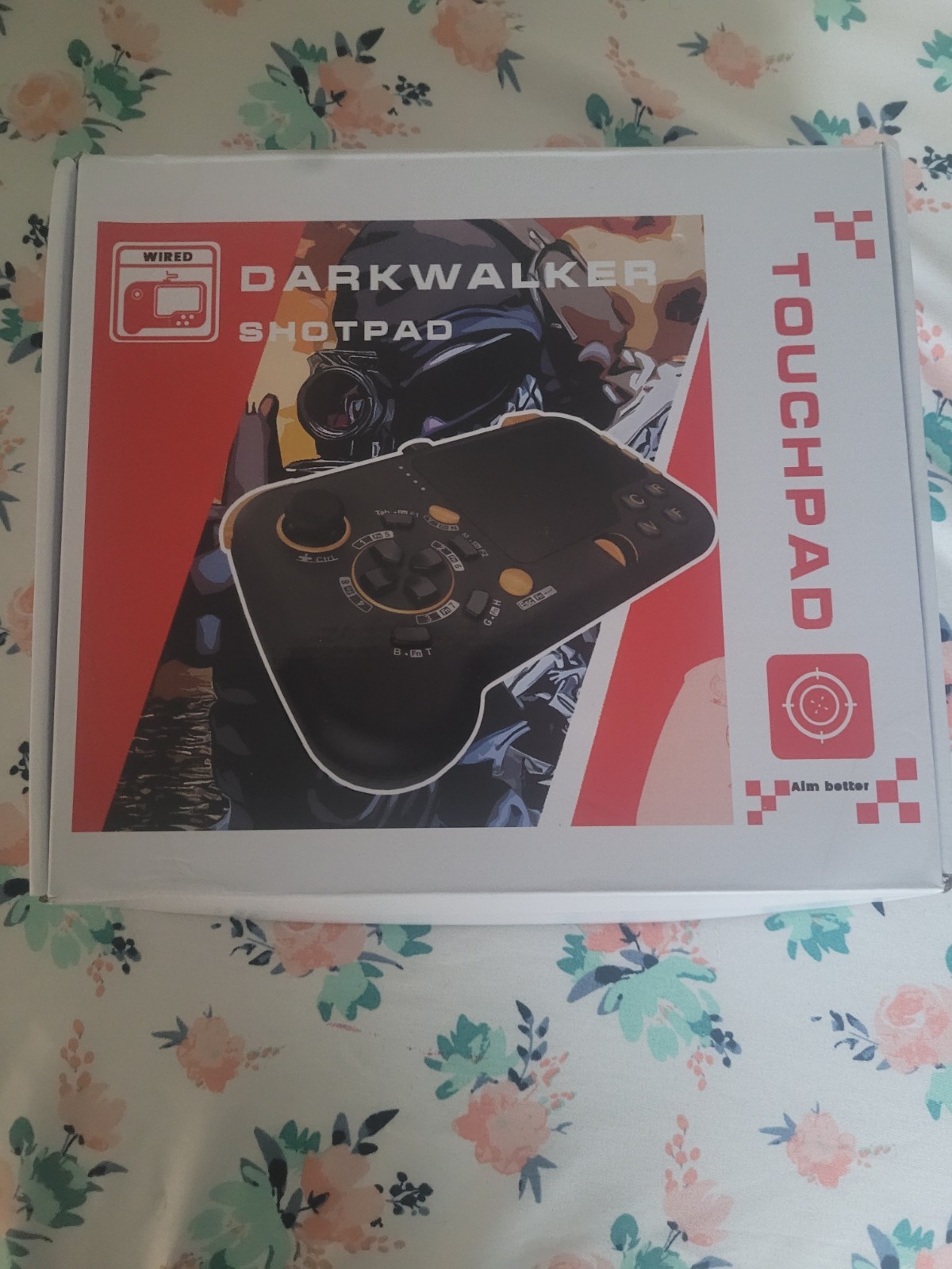 DarkWalker Shotpad Wired USB Touchpad Clip-on Controller Black/Yellow 1.3m F0224