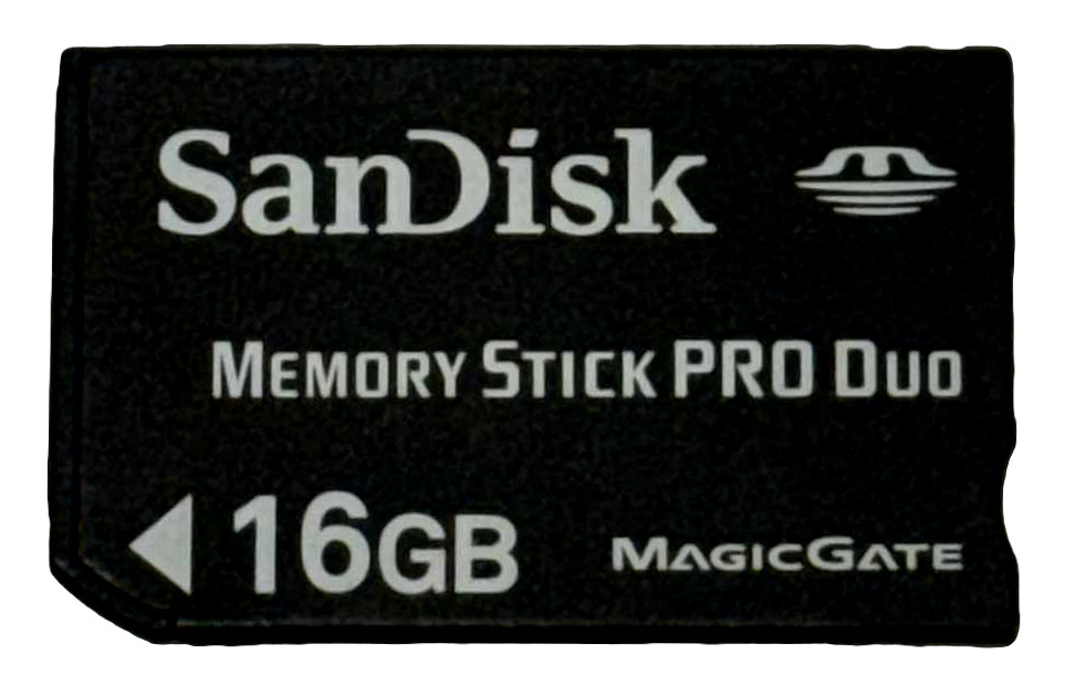 Sandisk 16GB Sony PSP Memory Stick Pro Duo Memory Card Camera Memory Genuine