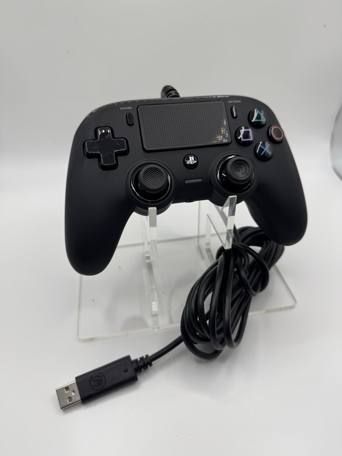 Nacon BB4469 Playstation 4 PS4 Compact Wired Controller (Black) – Full Function