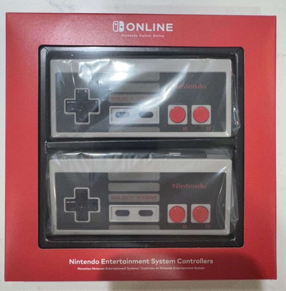 Nintendo Switch Online NES Controllers 2 Pack NIB USA OEM | FAST SHIP