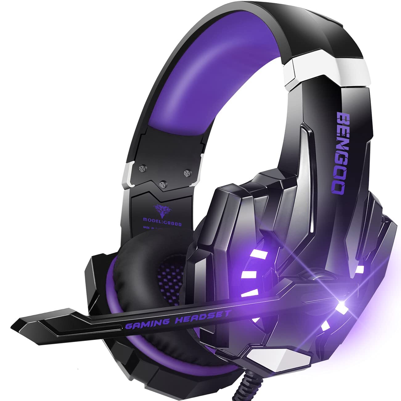 BENGOO G9000 Stereo Gaming Headset for PS5, PS4, PC, Xbox One Controller, Noi