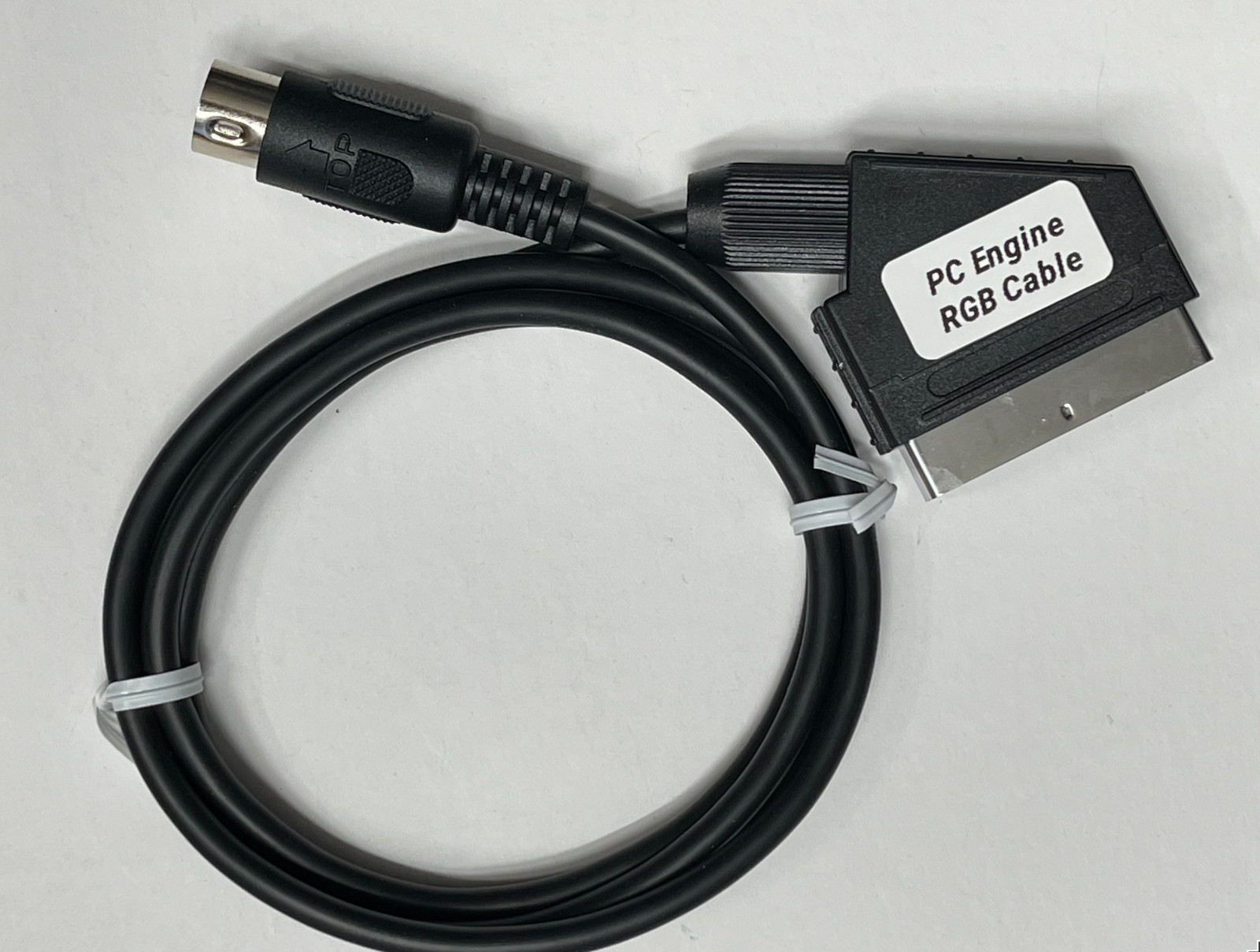 PC Engine RGB Stereo SCART shielded cable and THS7374 RGB Amp