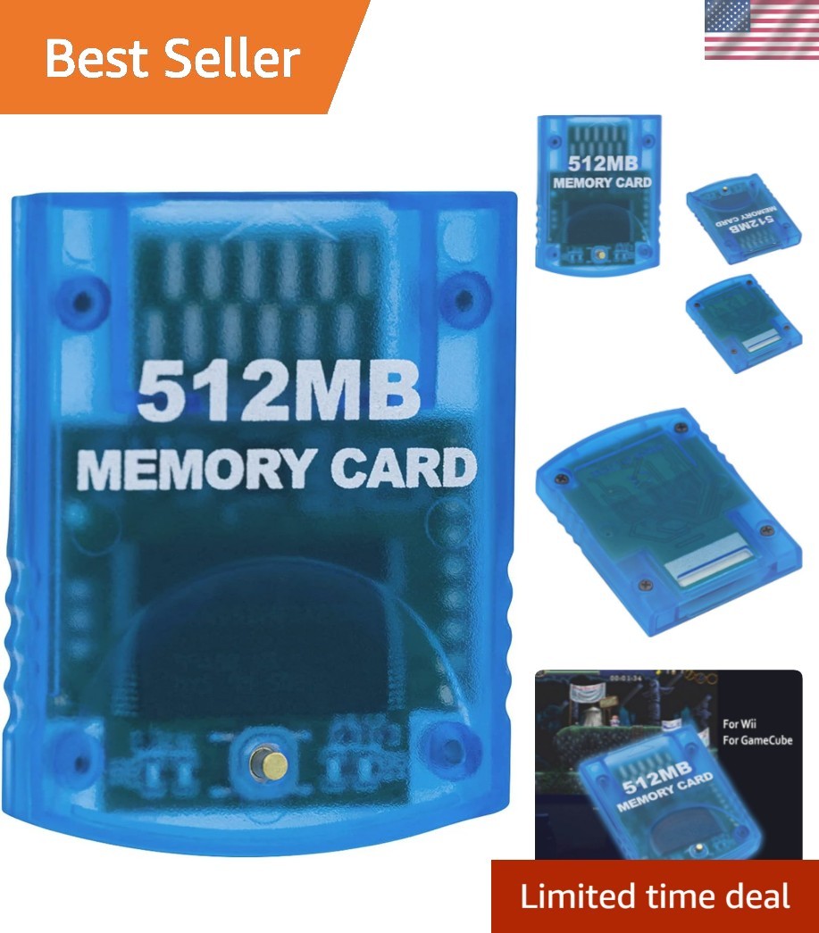 Gamecube Memory Cards,Memory Card Compatible with Gamecube and Wii Console – …