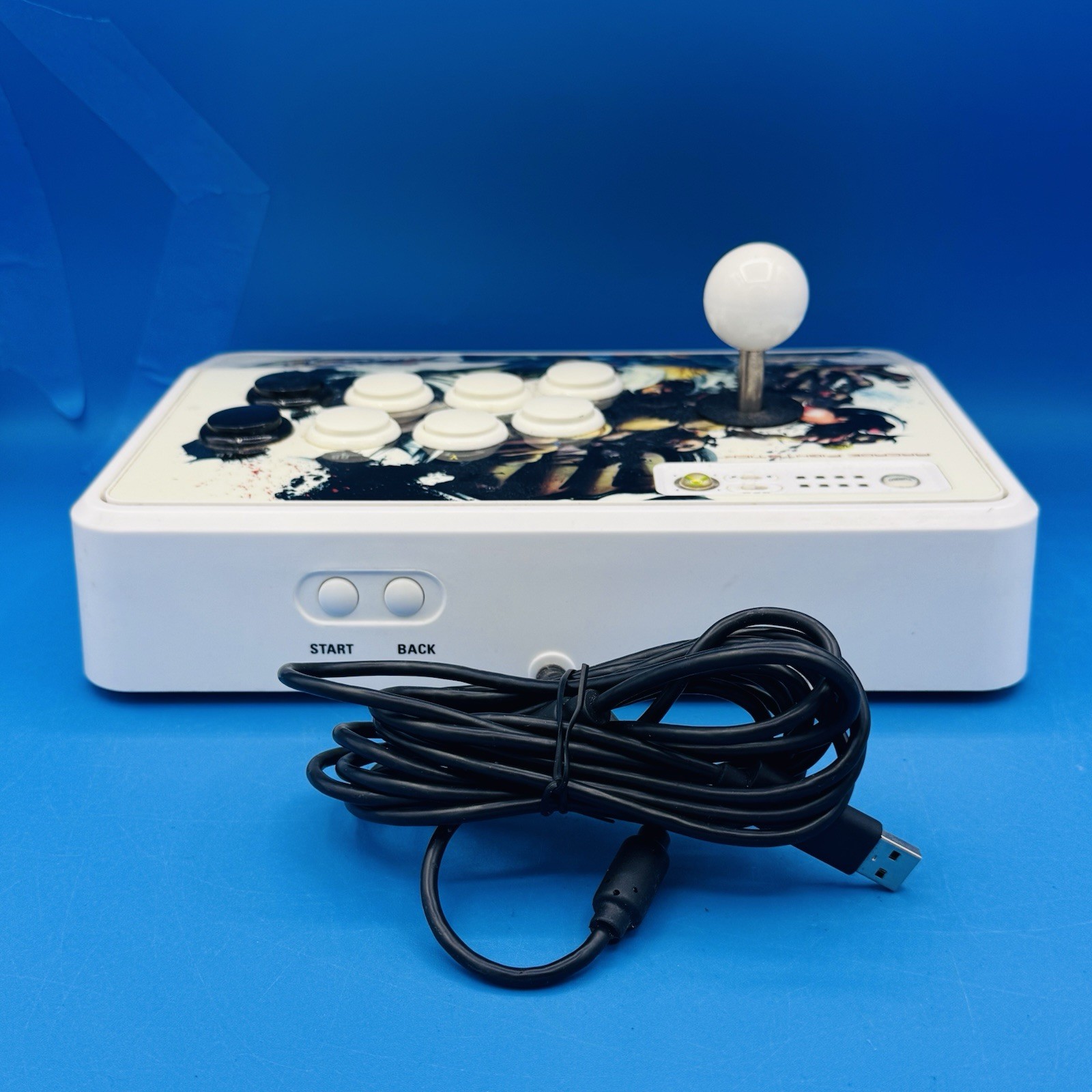 Mad Catz Street Fighter IV Arcade FightStick 4718 Microsoft Xbox 360 USB TESTED