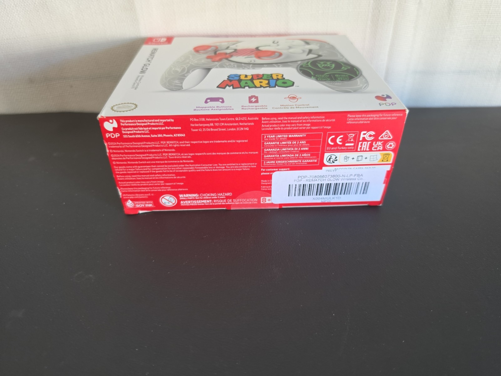PDP REMATCH GLOW Wireless Controller for Nintendo Switch (BooHoo)