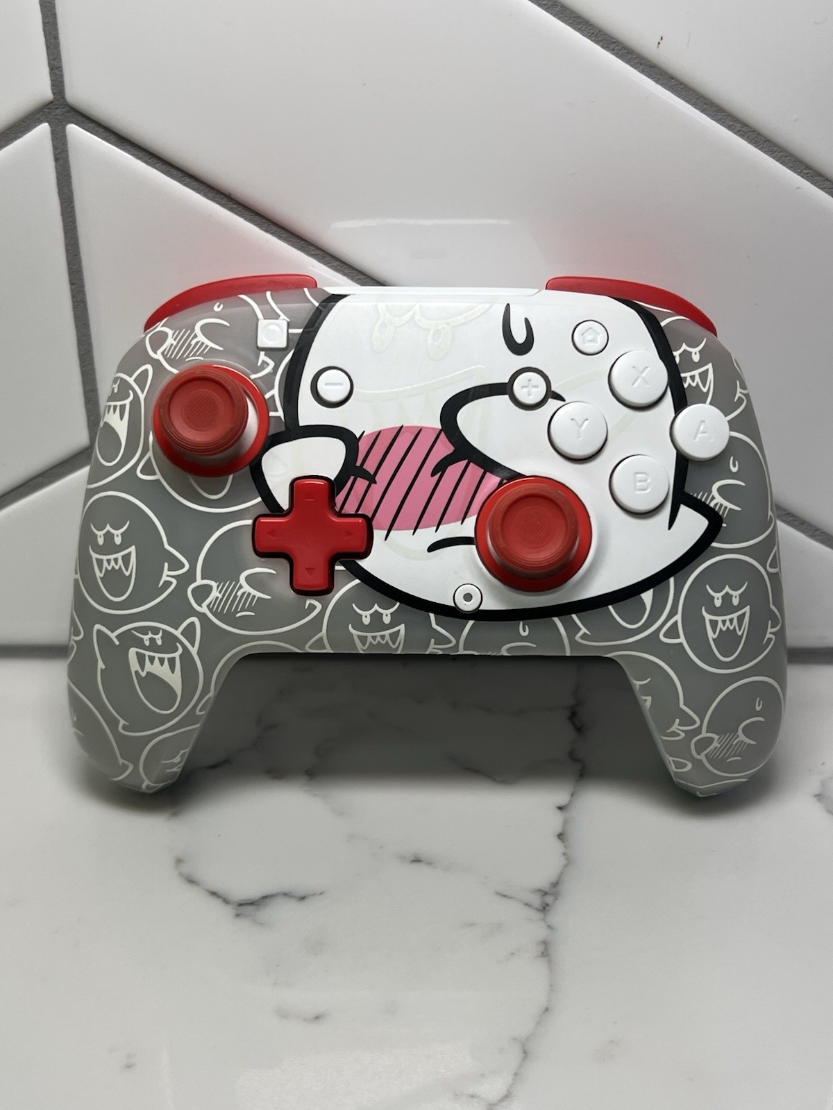 PDP Rematch Glow Wireless Controller for Nintendo Switch – Super Mario: Boo Hoo