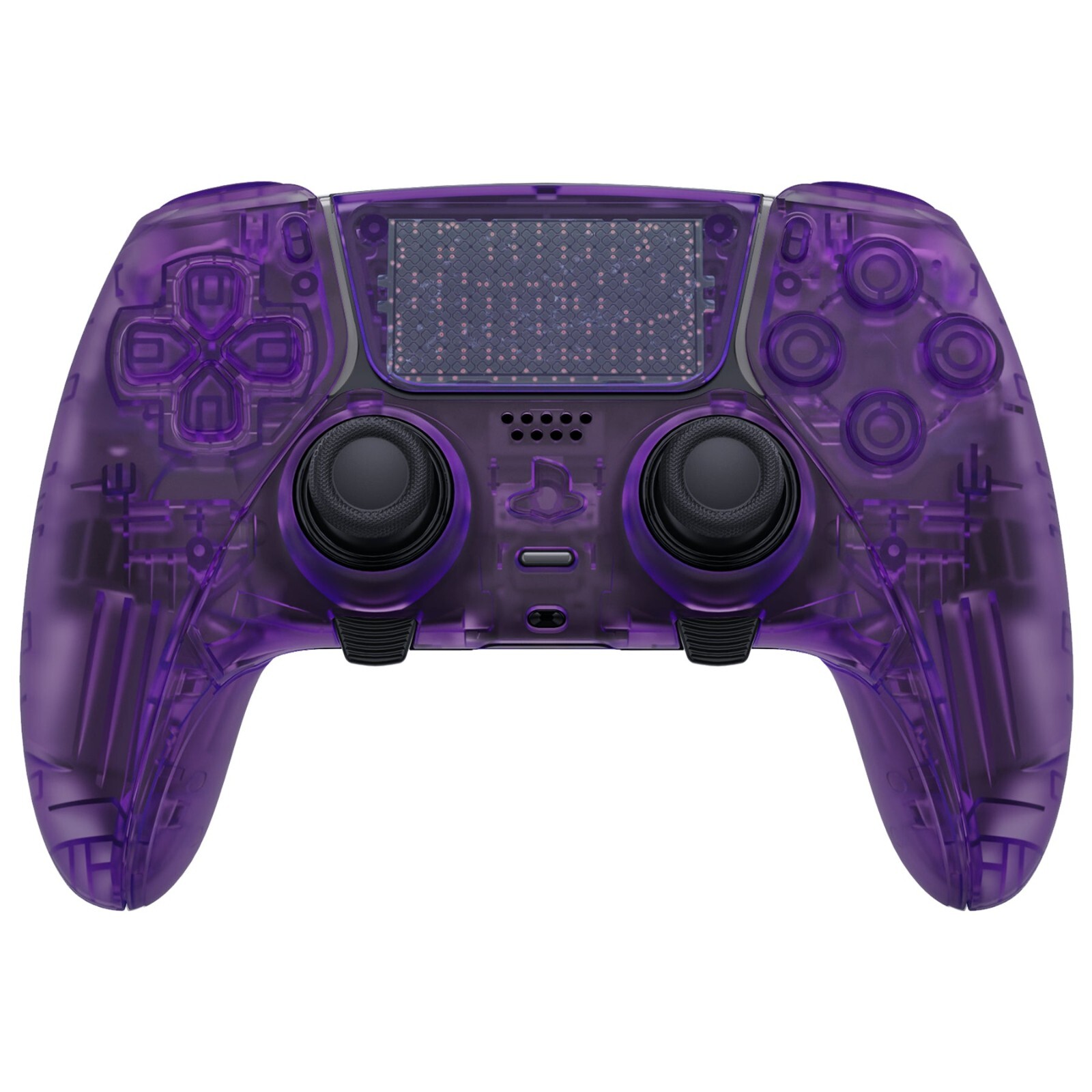 Clear Purple MODDEDZONE EDGE Controller for PS5 with Exclusive and Unique Design