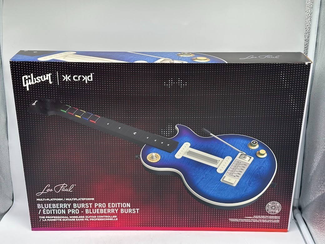 CRKD Gibson Les Paul Guitar Controller – Blueberry Burst Pro – Multi Platform