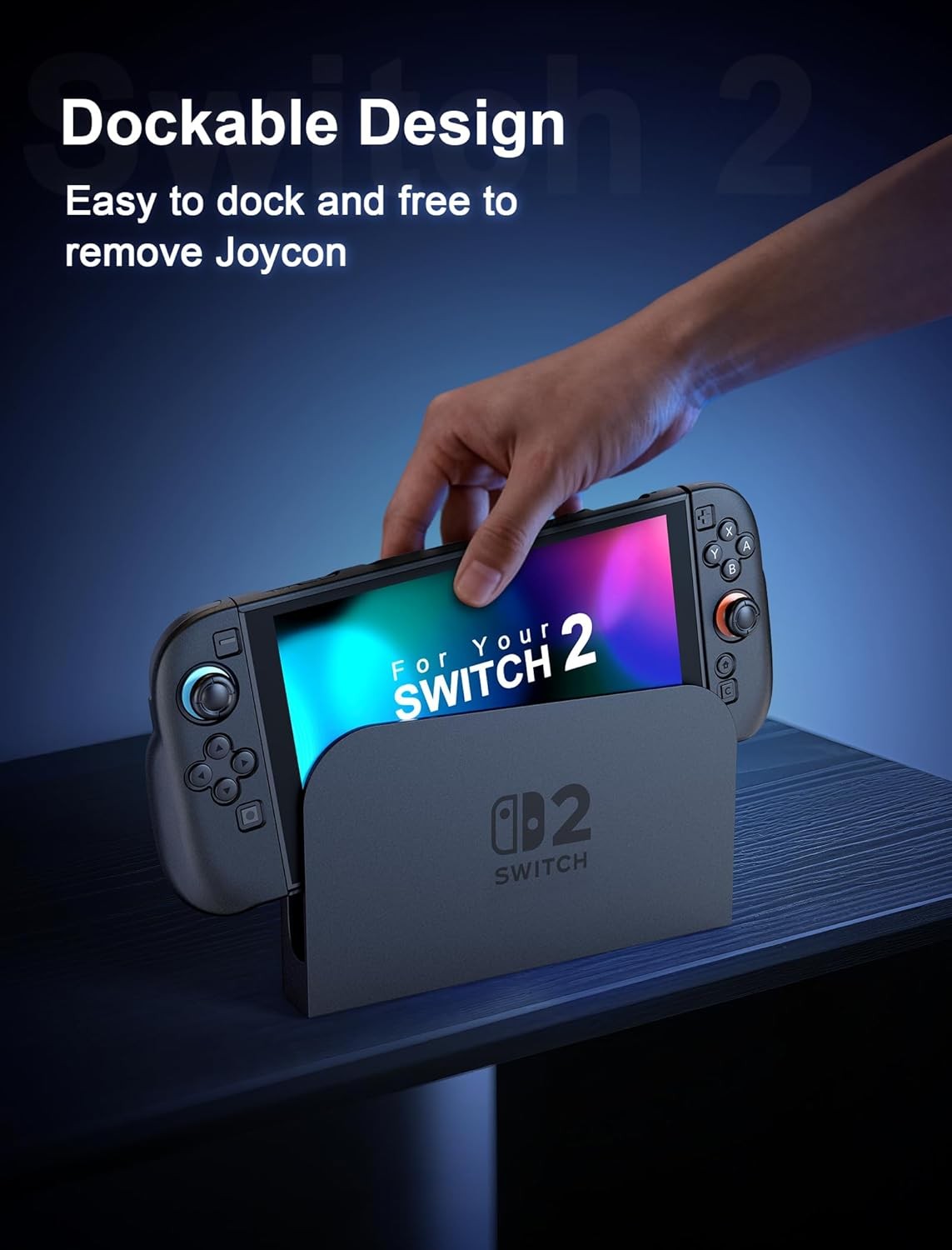 Hard Protecitve Case for Nintendo Switch 2 TPU Split and Ergonomic Grip Cover