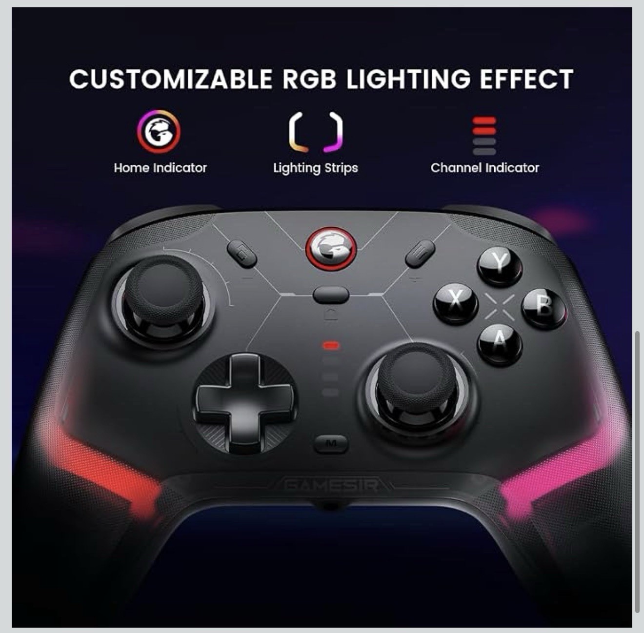 GameSir Cyclone 2 Wireless Controller – 1000Hz Polling Rate, TMR Joysticks, Hall