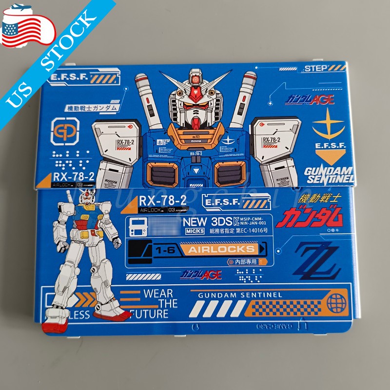 Replacement Mobile Suit Gundam For Nintendo NEW 3DS parts cover Console Shell