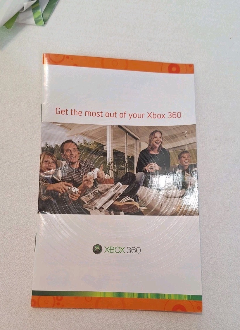 Xbox 360 Accessories Remote Headset Component Cable & Manuals Video Game Console