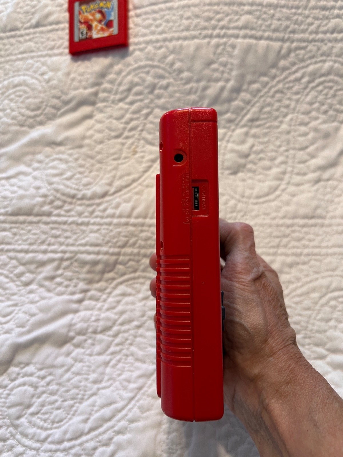 RED Gameboy Original DMG-01 Console Tested and Working Good