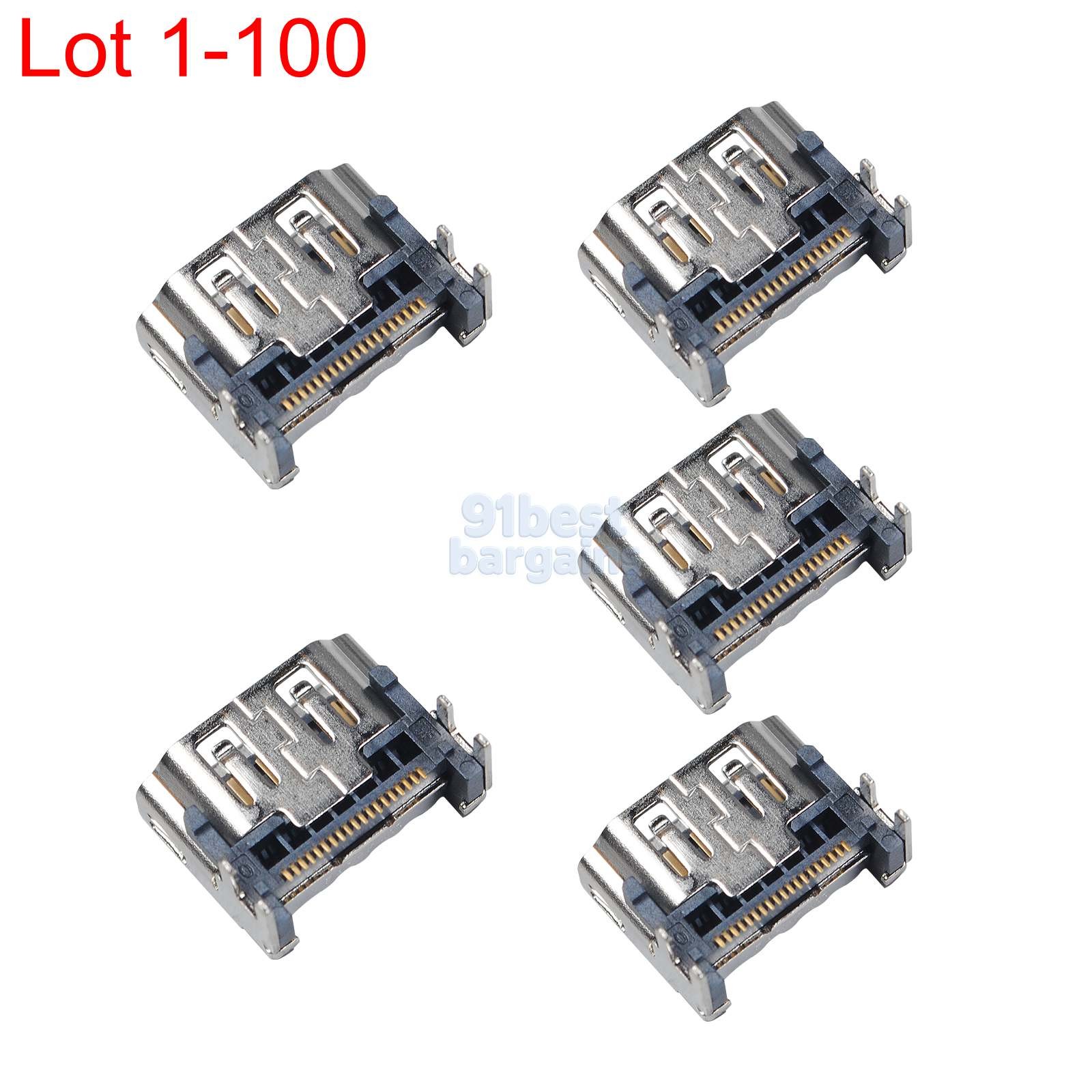 Lot HDMI Port Connector Socket Replacement For Sony PlayStation 5 PS5
