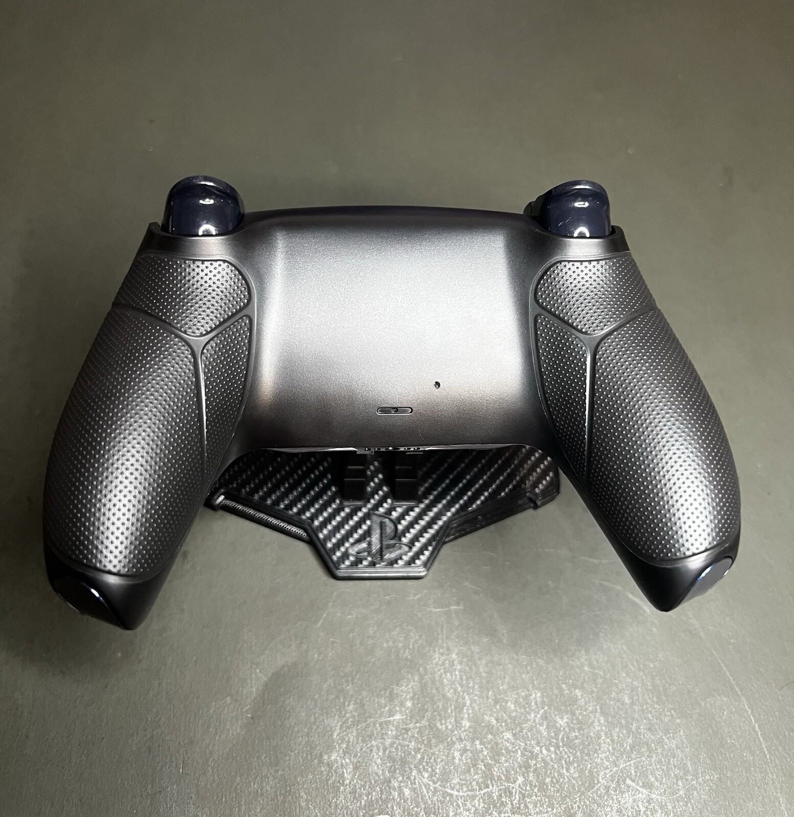 Two-Tone Chameleon Blue – RGB LED – Custom Wireless Controller for PS5 Or PC