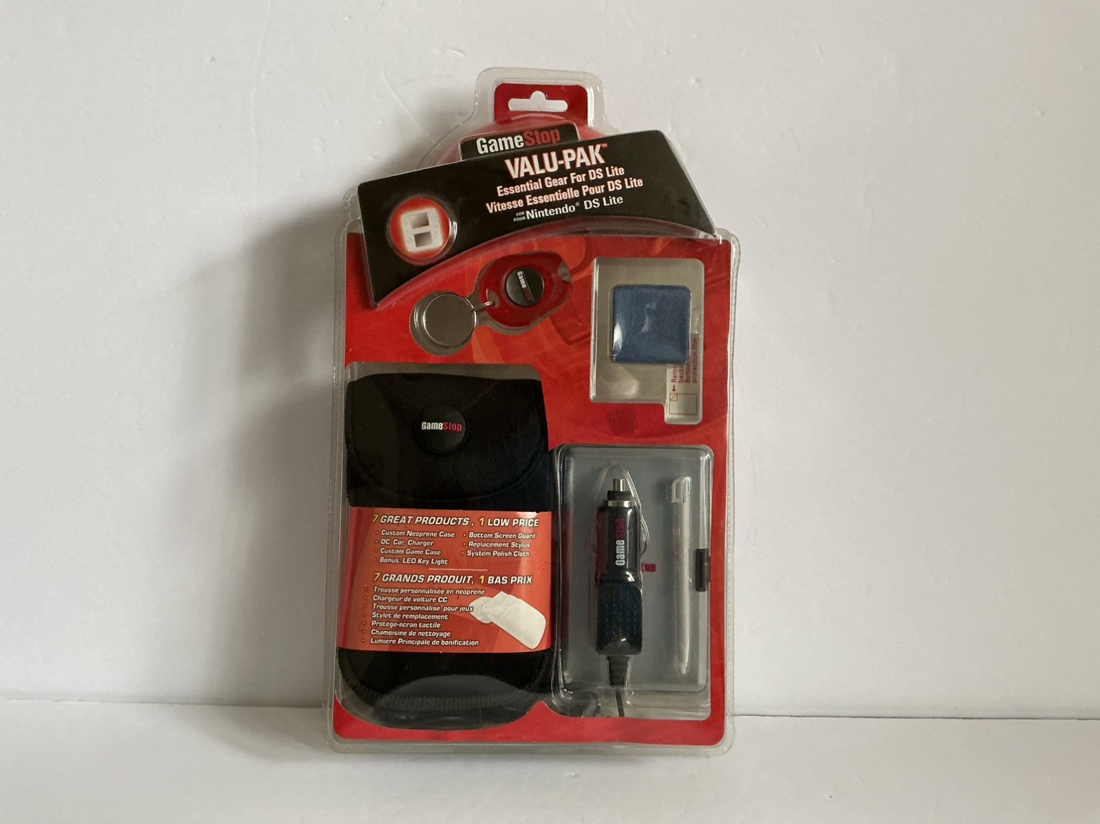 GameStop Valu-Pak Essential Gear for Nintendo DS Lite Case – 7 Products – NEW