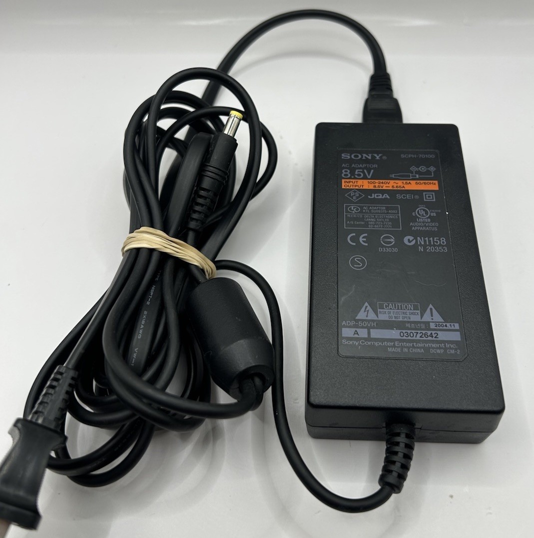 OEM Genuine Sony Playstation 2 PS2 Slim AC Adapter Power Supply 8.5v Original