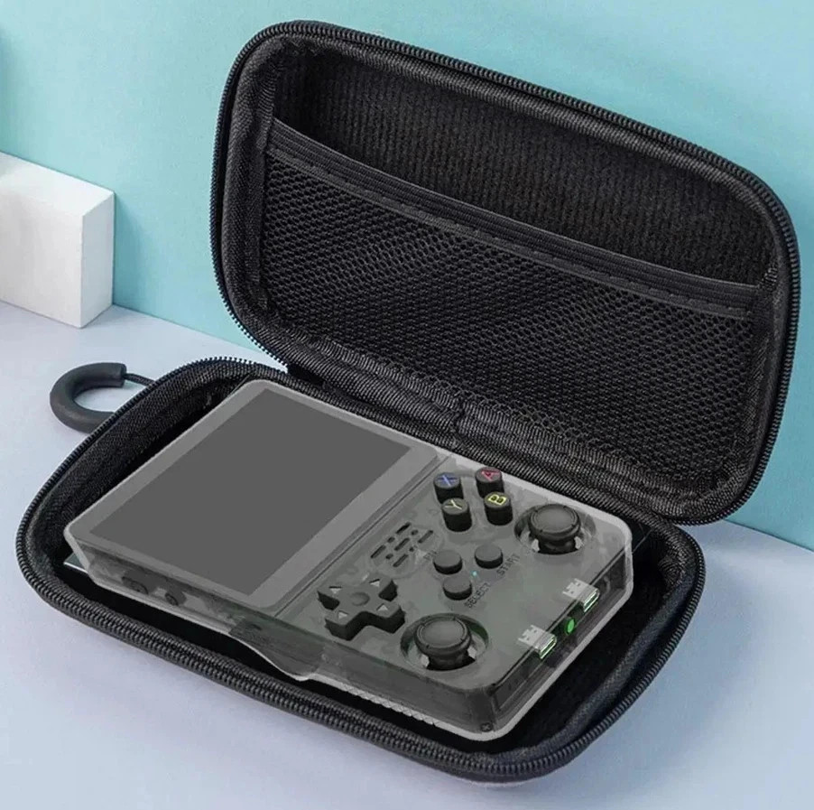 1pc Portable EVA Hard Case for R36S R35S Game Console Storage Bag – NEW