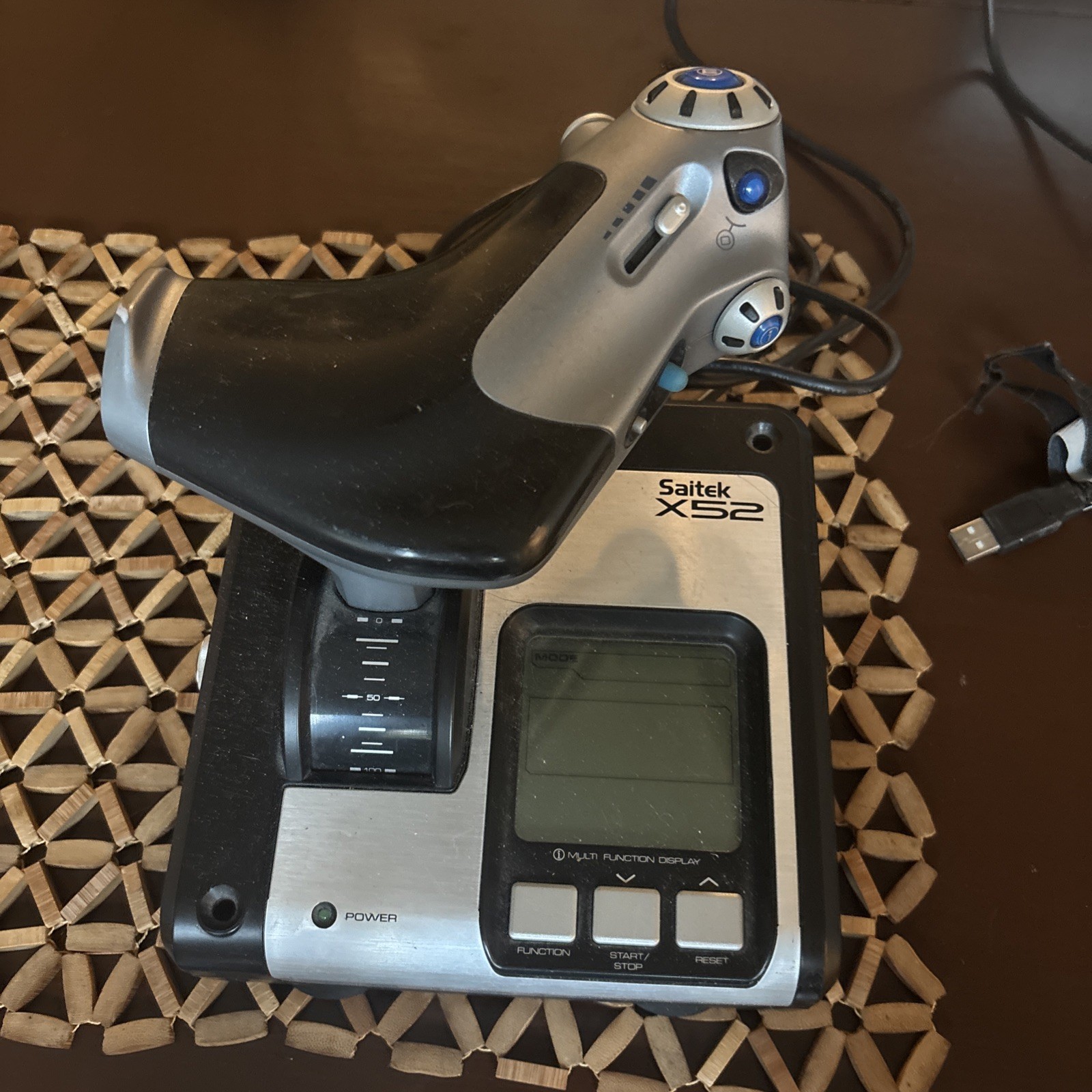 Saitek X52 Flight Control System Throttle Unit Only – Tested & Working