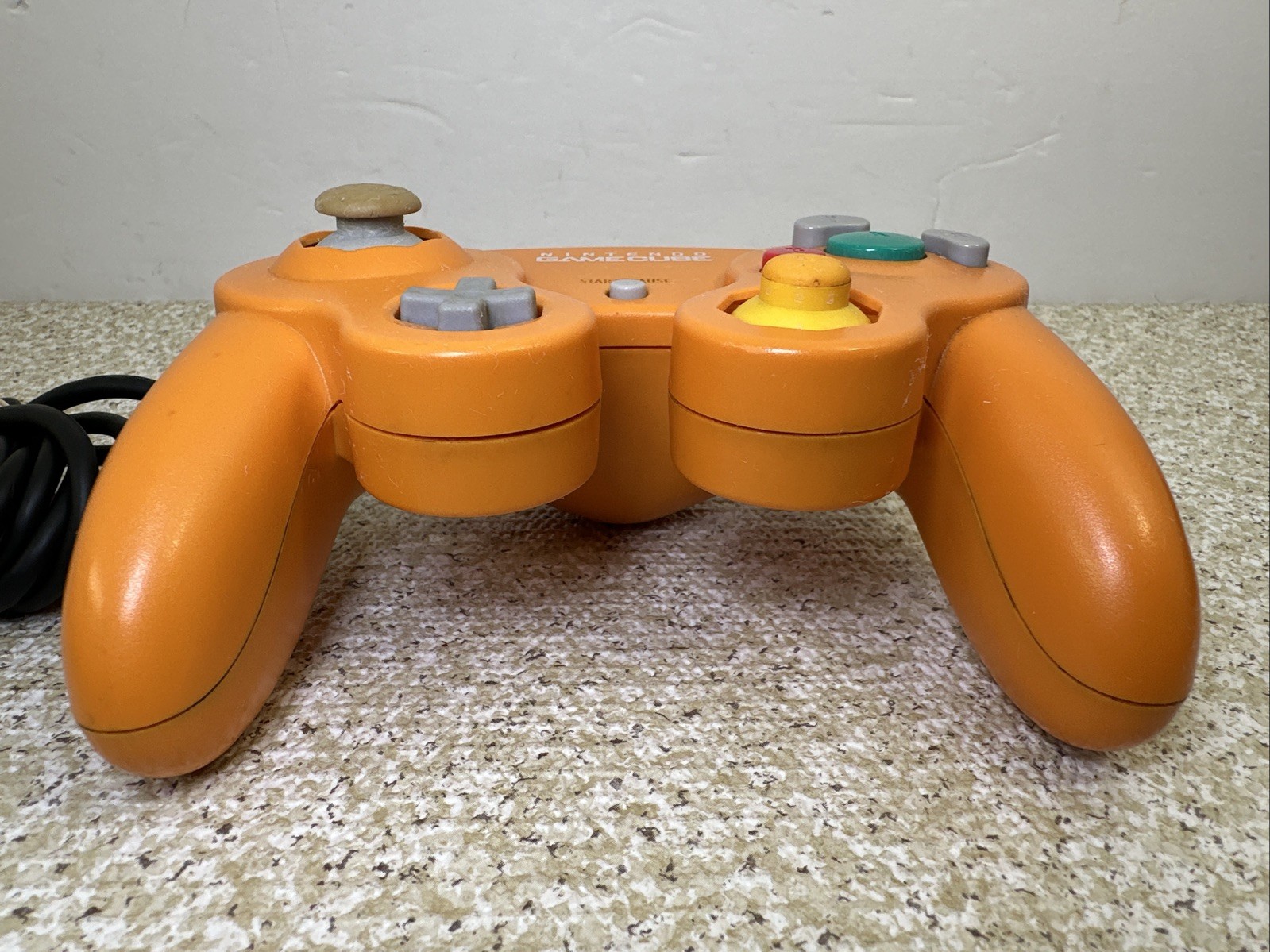 OEM Nintendo GameCube Controller DOL-003 Spice Orange Tested & Works