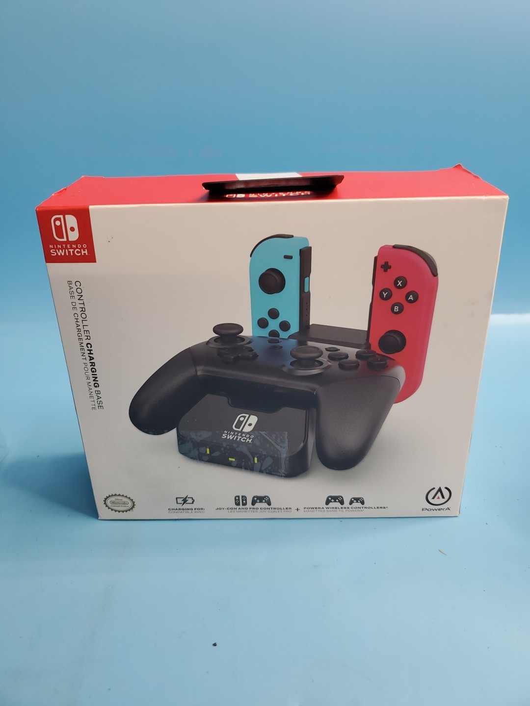 Nintendo Switch Controller Charging Base Dock Black PowerA