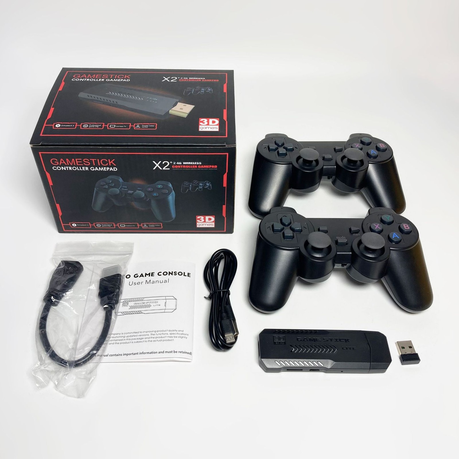 4K PSP Home TV Game Console X2PLUS Game Box 4K Arcade Wireless Duo-