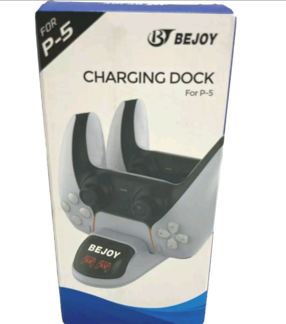 BEJOY Fast Controller Charging Station for PlayStation 5 PS5 Dual Controller