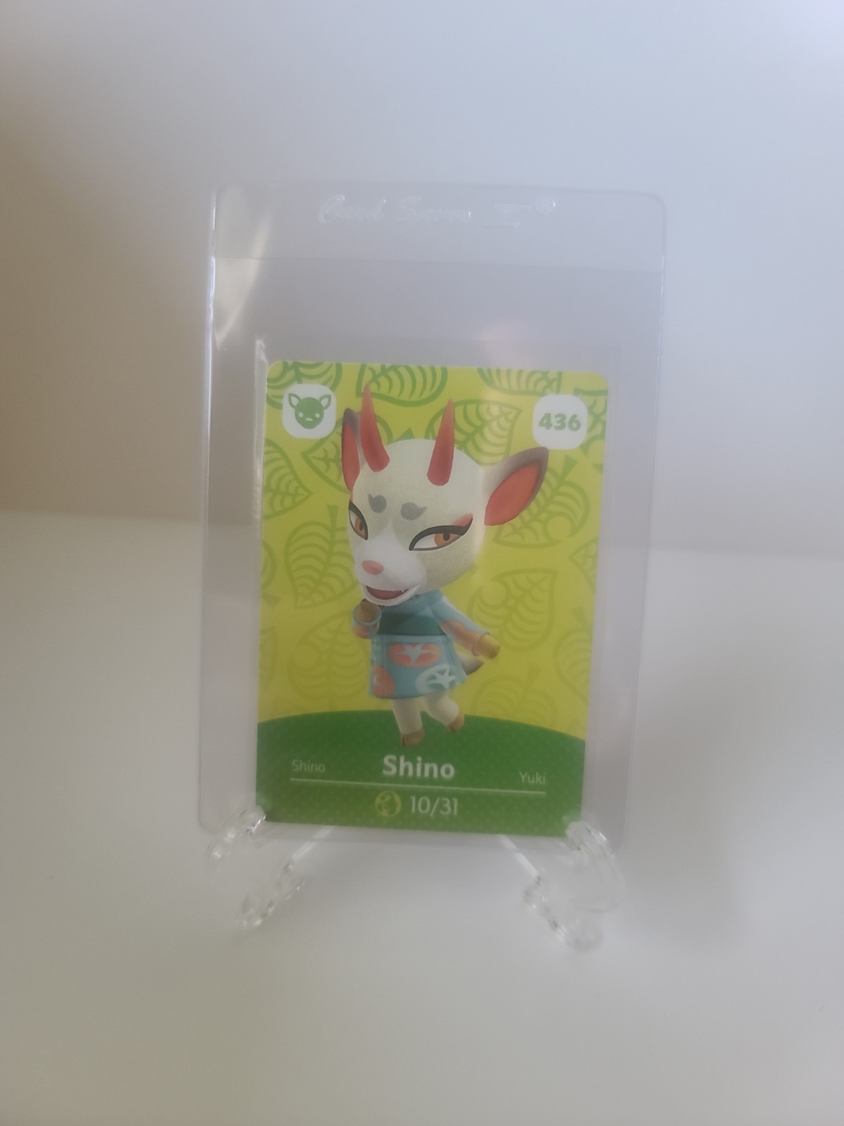 Shino – Animal Crossing New Horizons Amiibo Card For Nintendo Switch – #436