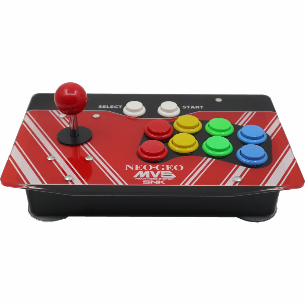 RAC-J500S 10 Buttons Arcade Joystick USB Wired Acrylic NEO GEO Panel For PC