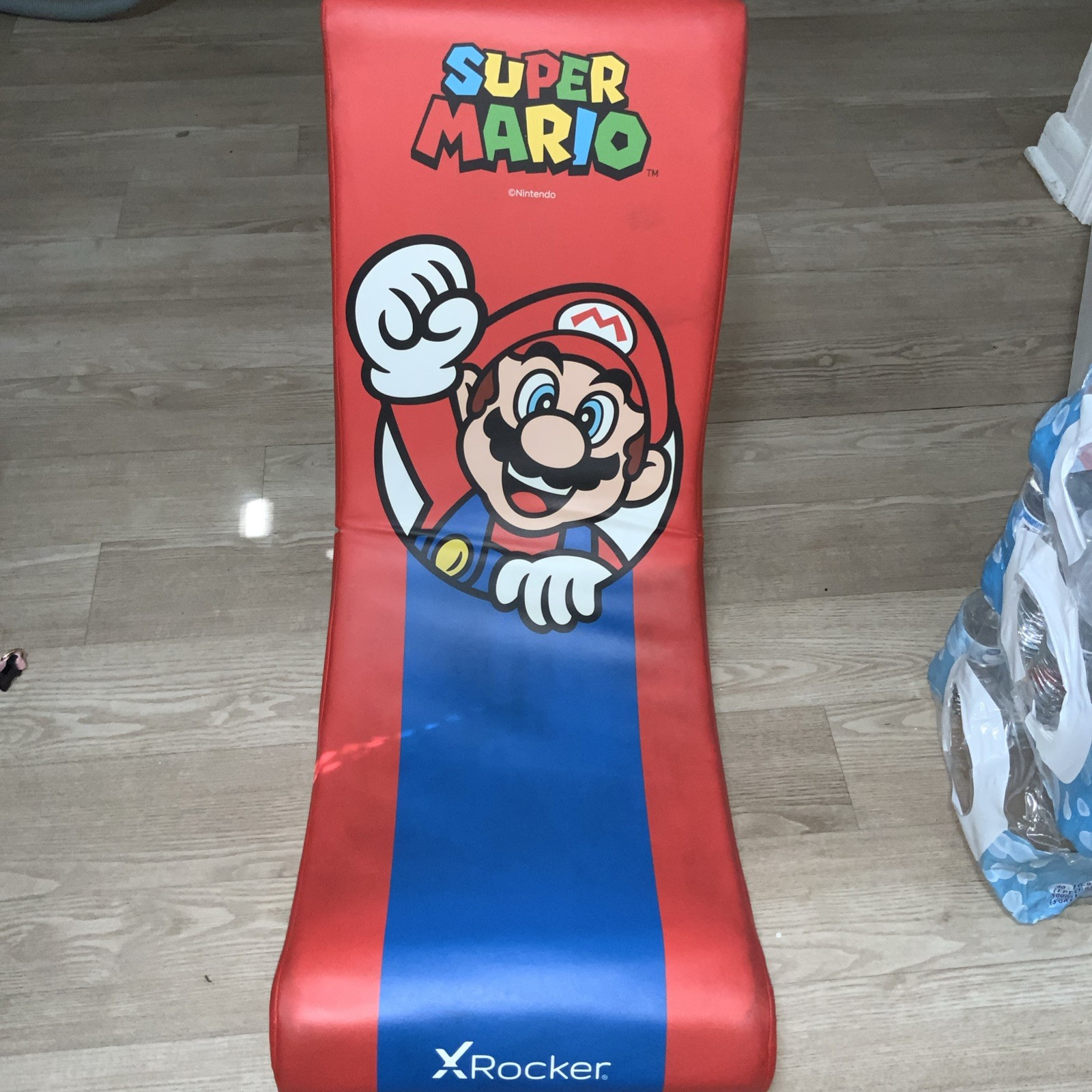 X Rocker Super Mario Floor Rocker Kids Gaming Chair Mario Edition Retired Rare