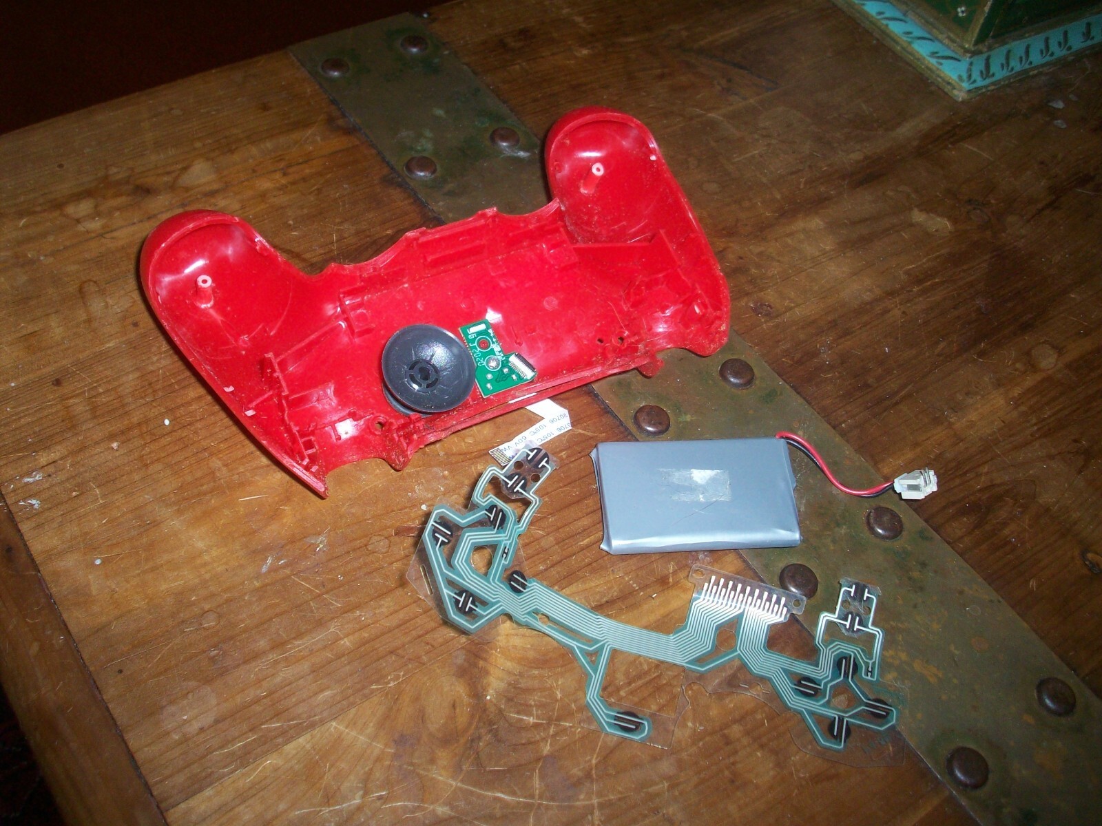 Playstation 4 Controller Red Sony PS4 Remote Authentic PARTS ONLY, as shown