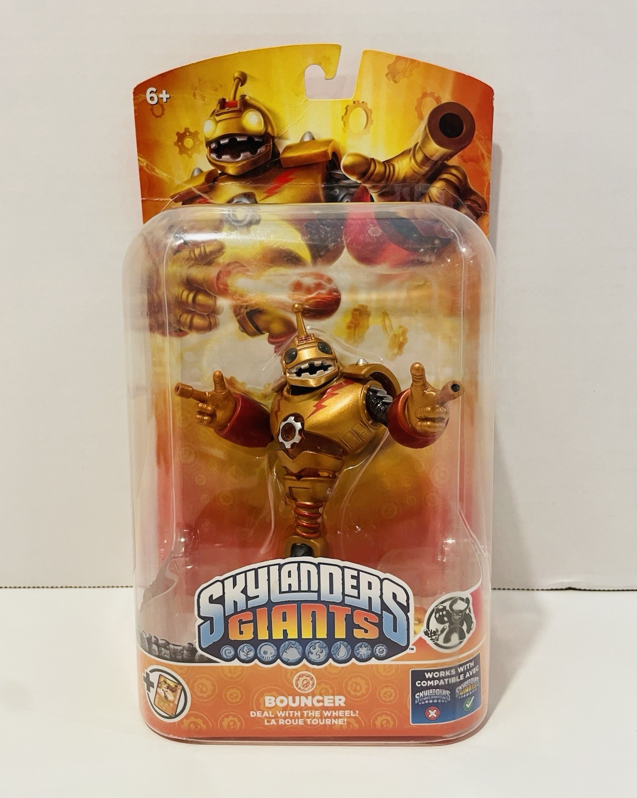 Skylanders Giants BOUNCER “Deal with the Wheel!” Figurine – New & Sealed