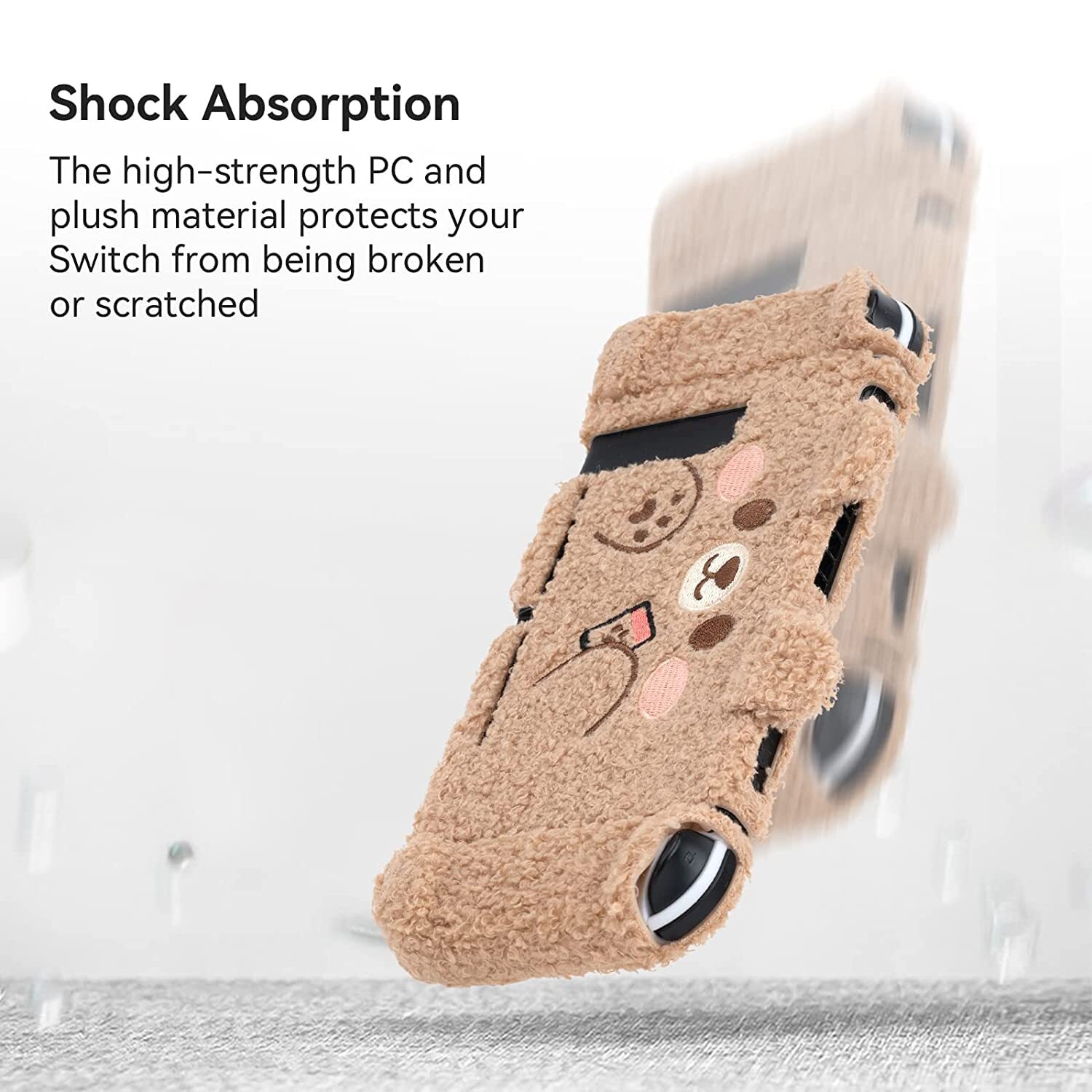 GeekShare Protective Case for Nintendo Switch / Switch OLED Plush HardShell Skin