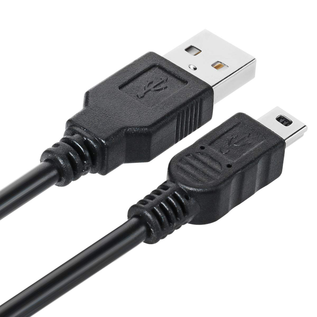 VSEER 2 Pack 10Ft PS3 Controller Charger Cable – Mini USB Data Charging Cord for