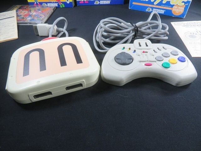 Sega Saturn bomberman party pac joycard sbom multi tap controller Japan SS game