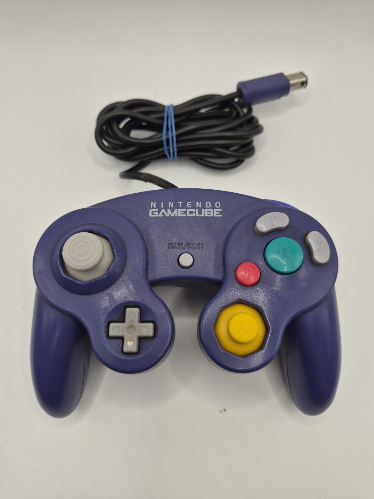 Official Nintendo GameCube Controller Pad NGC DOL-003 Indigo Purple Tested Mint