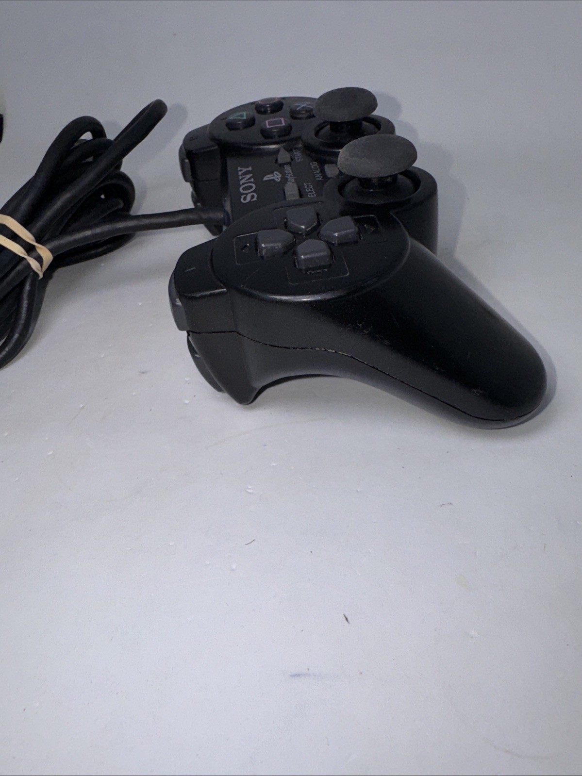 Sony Playstation PS2 Black Controller SCPH-10010 OEM Tested #1