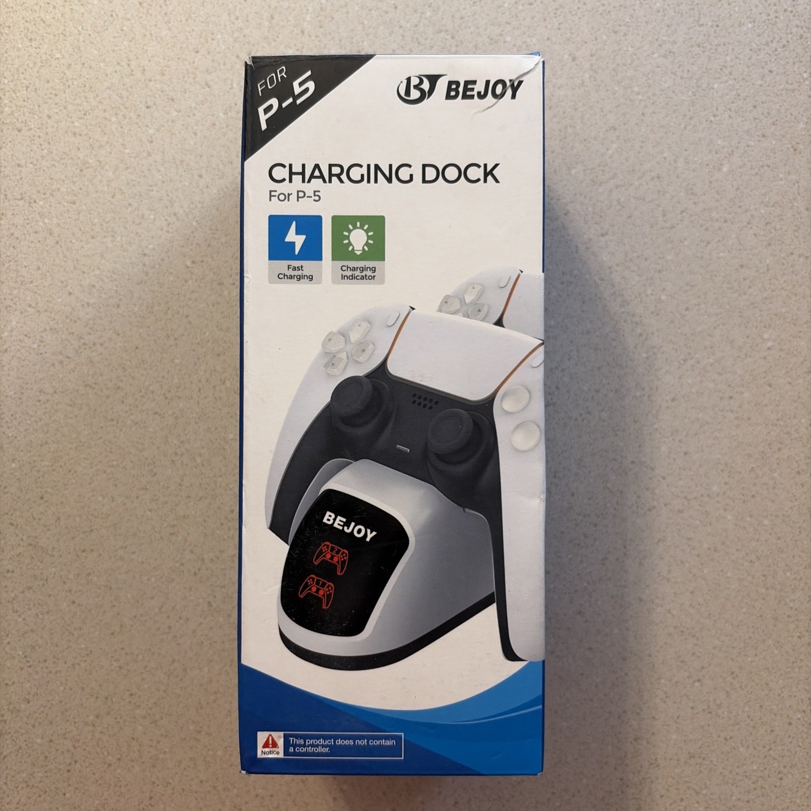 PS/5 Dual Controller Charging Dock Station White – Bejoy – NEW