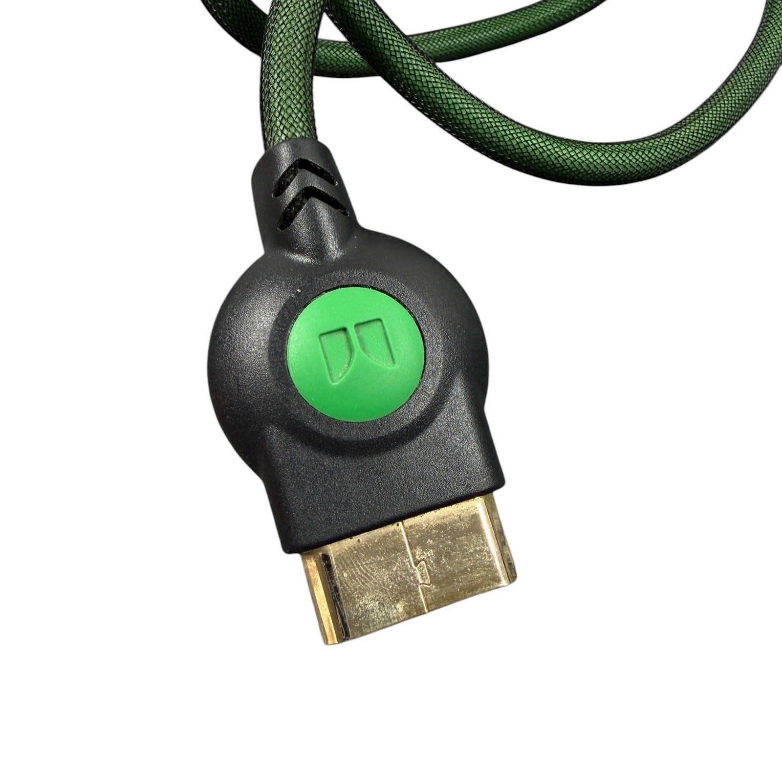 Monster Game Component A/V Cable for Xbox Green Braided Gold Plated High Def